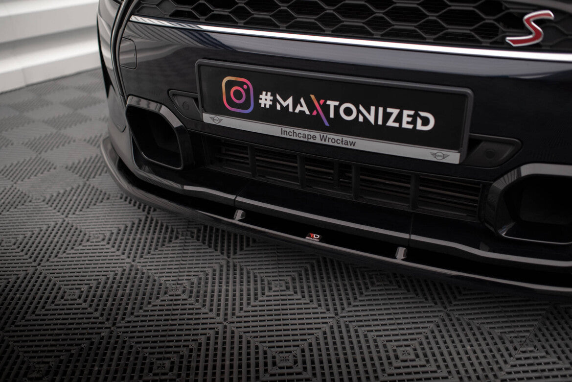 Frontlippe V.1 passend für Mini Cooper S F56 FL schwarz Hochglanz