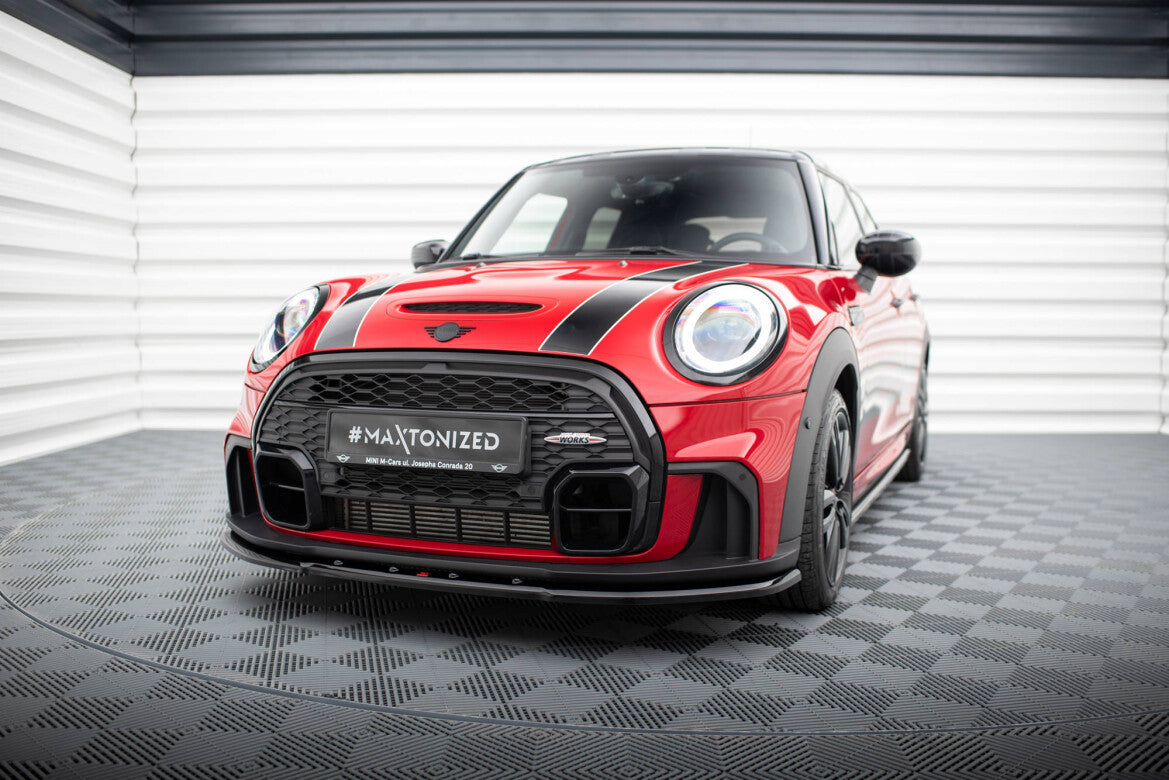 Frontlippe V.1 passend für Mini Cooper S John Cooper Works F56 FL schwarz Hochglanz