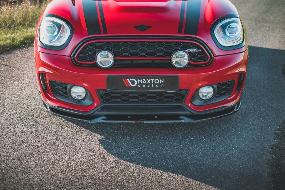 Frontlippe V.1 passend für Mini Countryman Mk2 F60 JCW schwarz Hochglanz