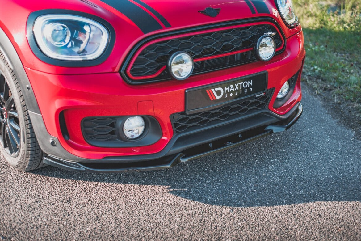 Frontlippe V.1 passend für Mini Countryman Mk2 F60 JCW schwarz Hochglanz