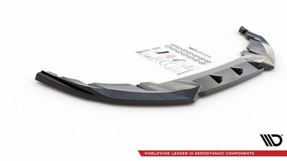 Frontlippe V.1 passend für Mini Countryman Mk2 F60 JCW schwarz Hochglanz