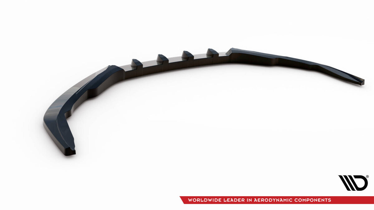 Frontlippe V.1 passend für Porsche 718 Cayman 982c schwarz Hochglanz
