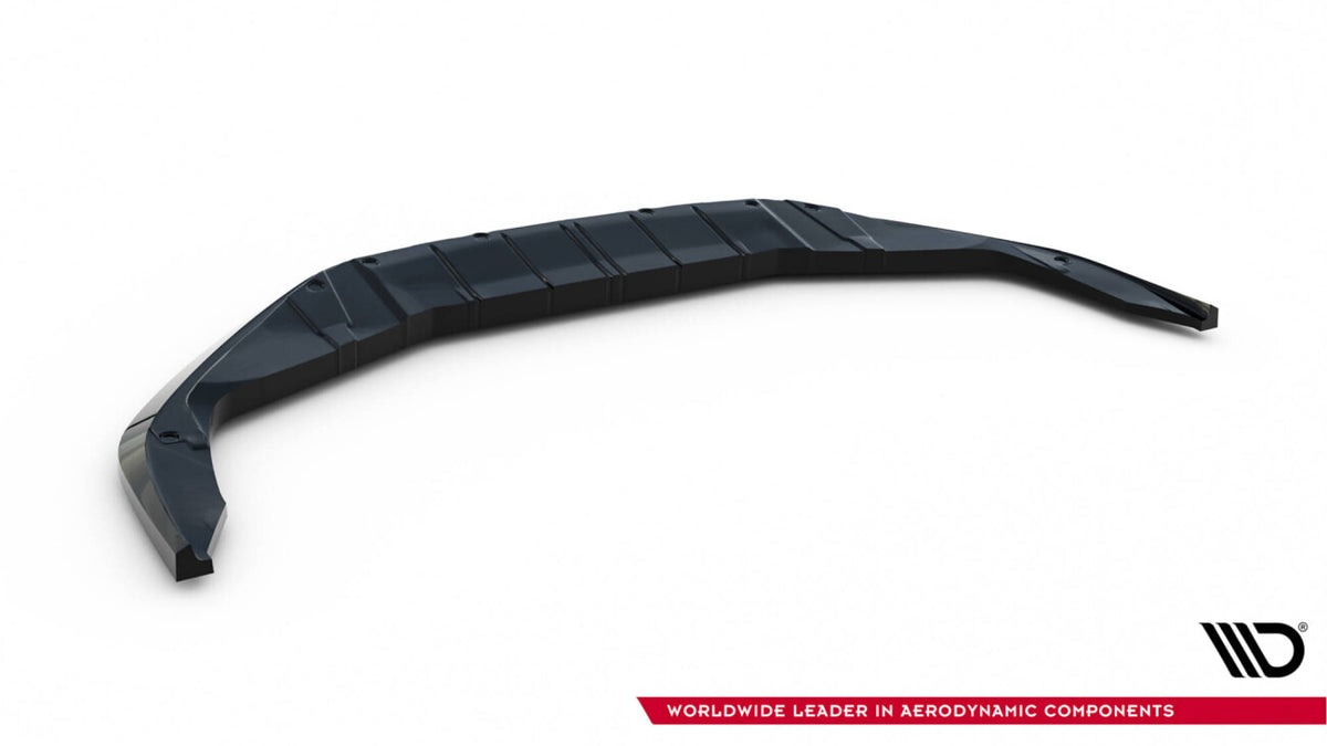 Frontlippe V.1 passend für Porsche 718 Cayman GTS 982c schwarz Hochglanz