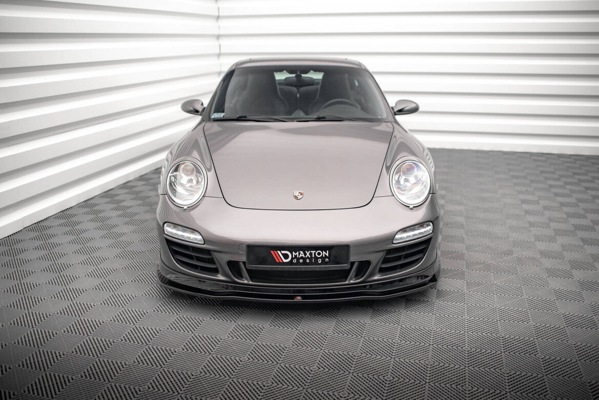 Frontlippe V.1 passend für Porsche 911 Carrera GTS 997 FL schwarz Hochglanz