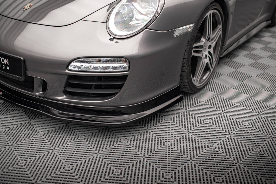 Frontlippe V.1 passend für Porsche 911 Carrera GTS 997 FL schwarz Hochglanz