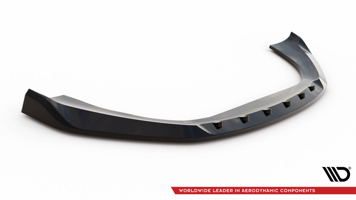 Frontlippe V.1 passend für Porsche Macan Mk1 schwarz Hochglanz