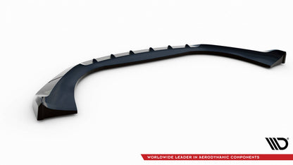 Frontlippe V.1 passend für Porsche Macan Mk1 schwarz Hochglanz