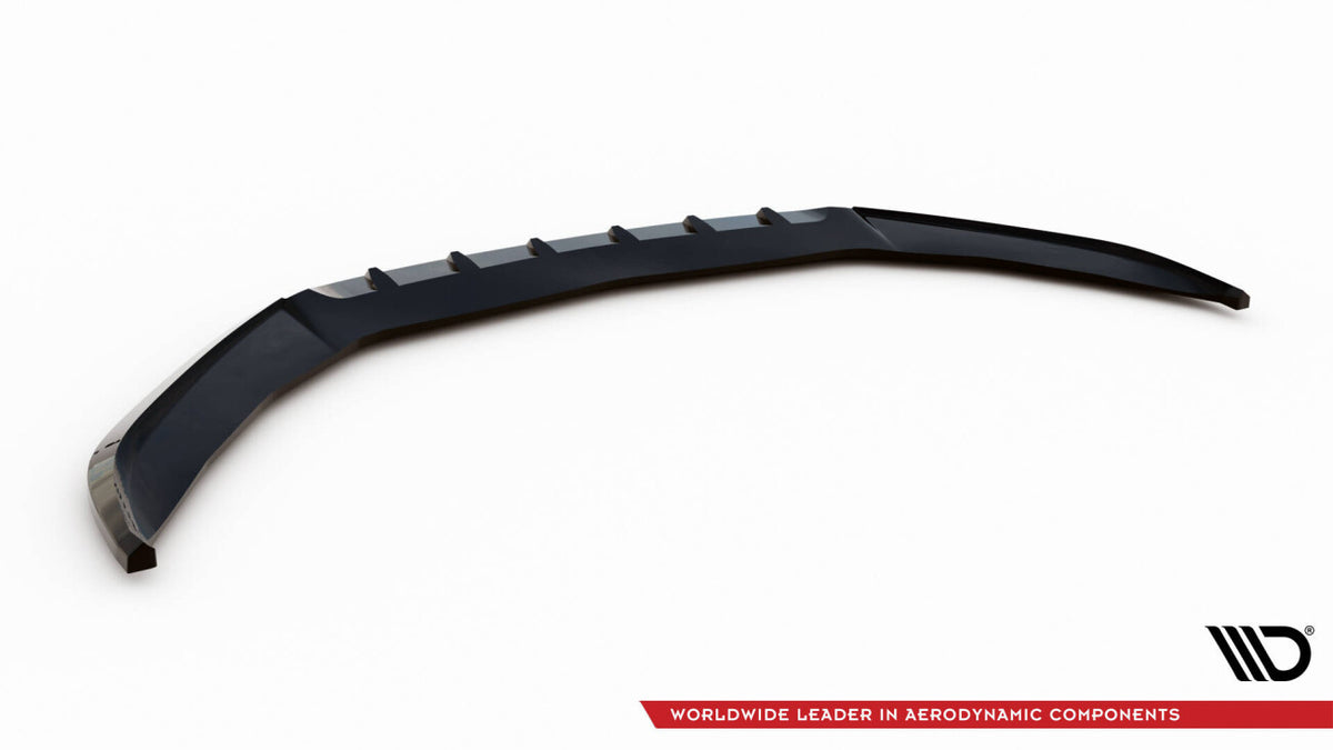 Frontlippe V.1 passend für Porsche Panamera E-Hybrid / Panamera 4S 971 schwarz Hochglanz