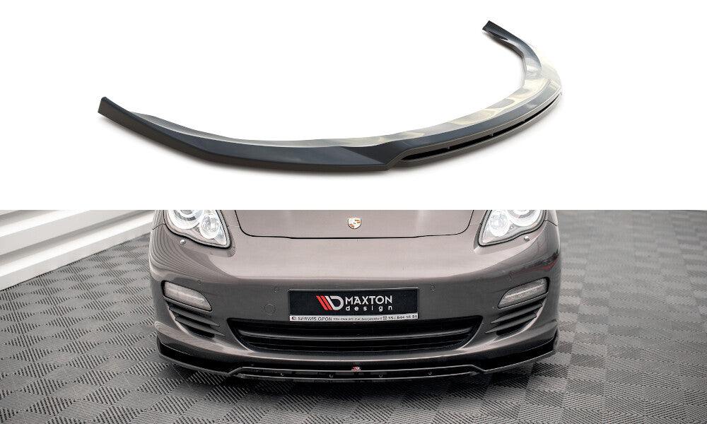 Frontlippe V.1 passend für Porsche Panamera / Panamera Diesel 970 schwarz Hochglanz