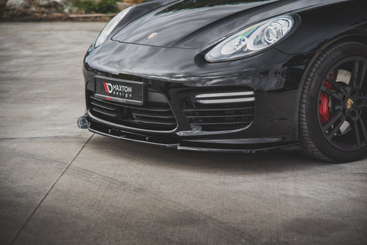 Frontlippe V.1 passend für Porsche Panamera Turbo 970 FL schwarz Hochglanz