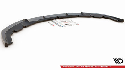 Frontlippe V.1 passend für Porsche Panamera Turbo 970 FL schwarz Hochglanz