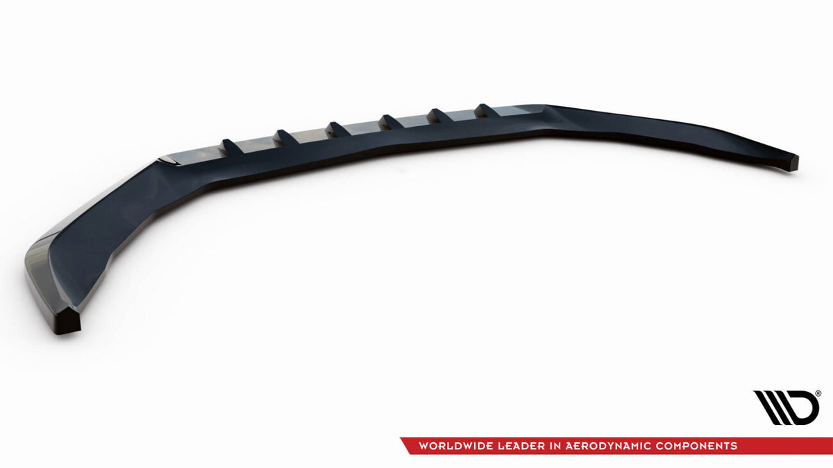 Frontlippe V.1 passend für Porsche Panamera Turbo S E-Hybrid schwarz Hochglanz