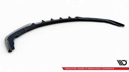 Frontlippe V.1 passend für Porsche Panamera Turbo Sport Design Package 970 schwarz Hochglanz