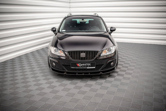Frontlippe V.1 passend für Seat Exeo schwarz Hochglanz