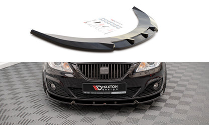 Frontlippe V.1 passend für Seat Exeo schwarz Hochglanz
