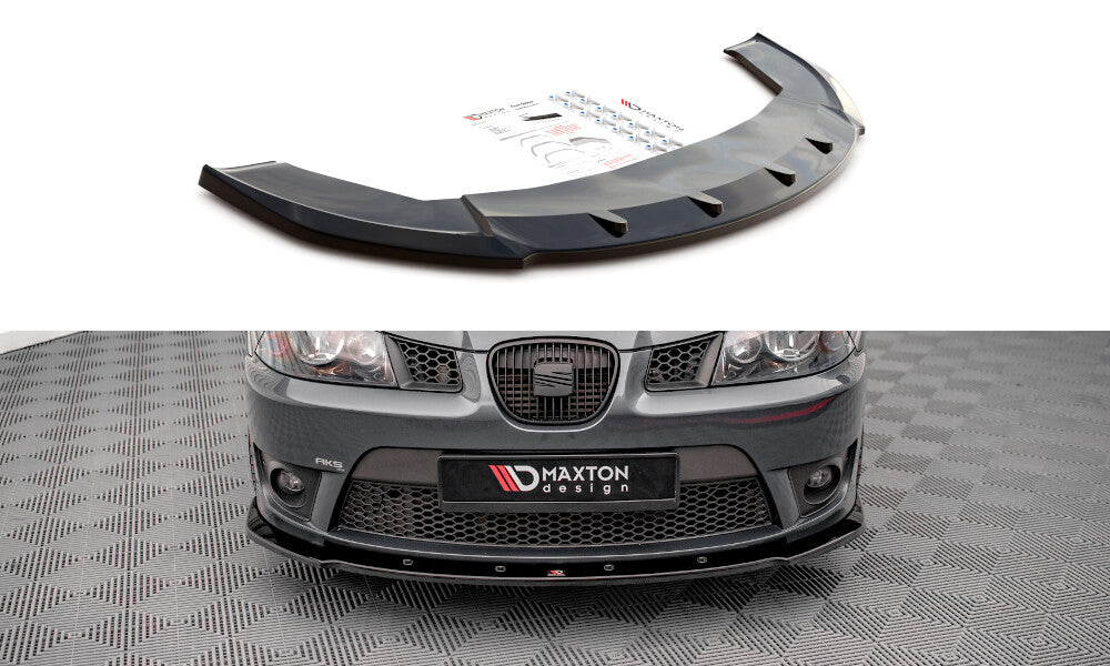 Frontlippe V.1 passend für Seat Ibiza CUPRA Mk3 schwarz Hochglanz