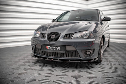 Frontlippe V.1 passend für Seat Ibiza CUPRA Mk3 schwarz Hochglanz