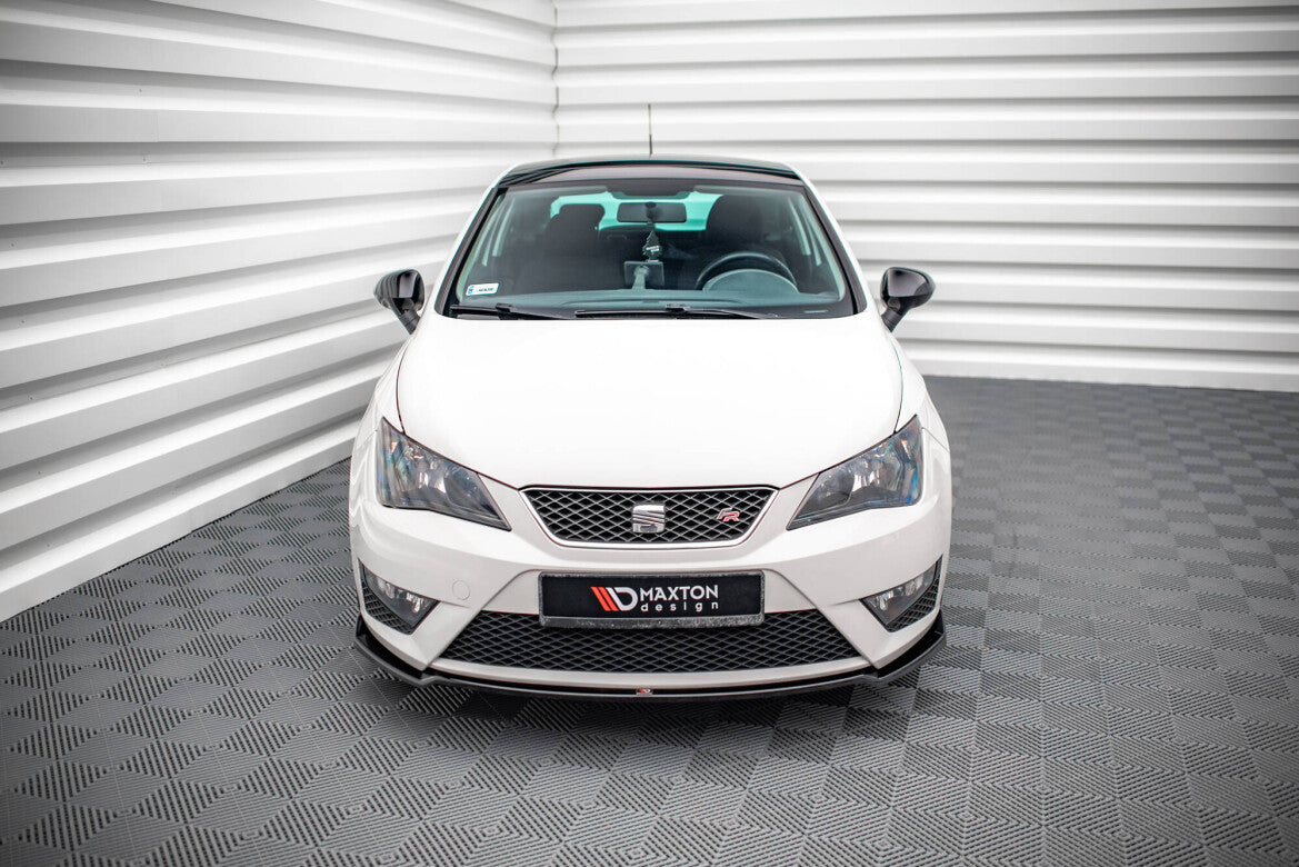 Frontlippe V.1 passend für Seat Ibiza FR SC Mk4 FL schwarz Hochglanz