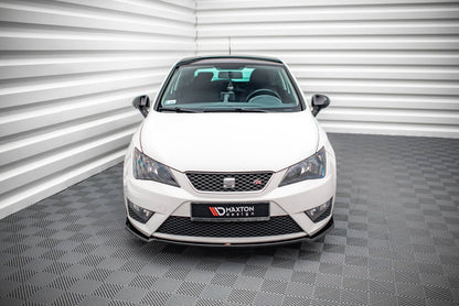 Frontlippe V.1 passend für Seat Ibiza FR SC Mk4 FL schwarz Hochglanz