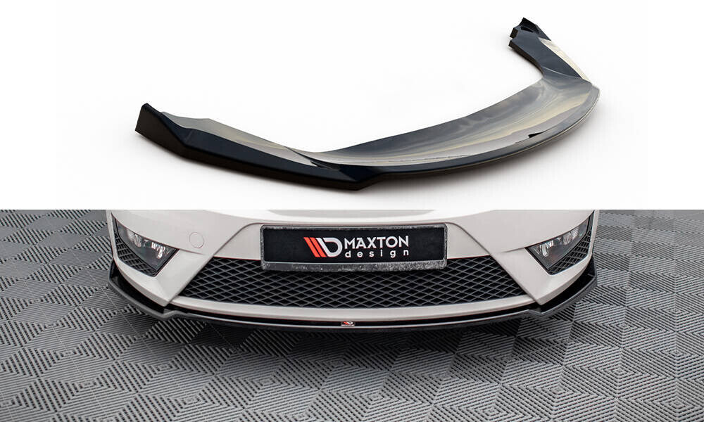 Frontlippe V.1 passend für Seat Ibiza FR SC Mk4 FL schwarz Hochglanz