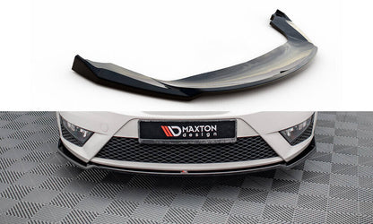 Frontlippe V.1 passend für Seat Ibiza FR SC Mk4 FL schwarz Hochglanz