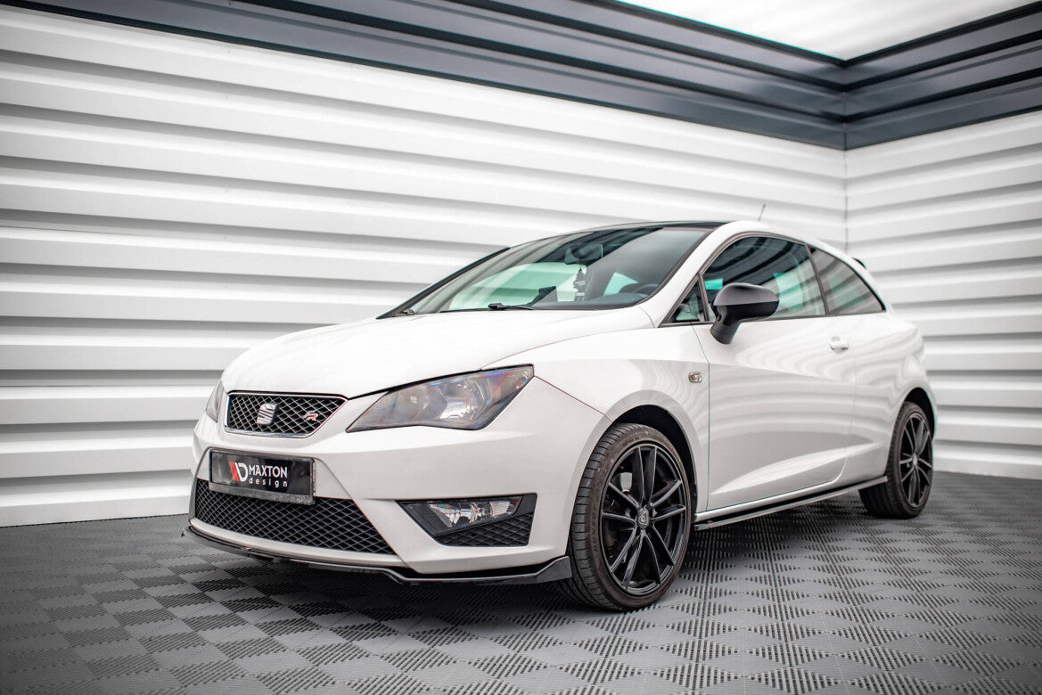 Frontlippe V.1 passend für Seat Ibiza FR SC Mk4 FL schwarz Hochglanz