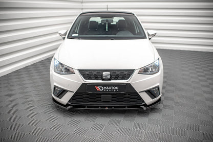 Frontlippe V.1 passend für Seat Ibiza FR/ Standard Mk5 schwarz Hochglanz