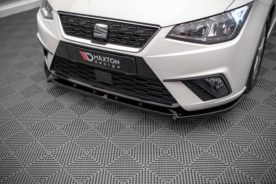 Frontlippe V.1 passend für Seat Ibiza FR/ Standard Mk5 schwarz Hochglanz