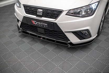 Frontlippe V.1 passend für Seat Ibiza FR/ Standard Mk5 schwarz Hochglanz