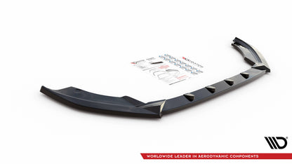 Frontlippe V.1 passend für Seat Ibiza FR/ Standard Mk5 schwarz Hochglanz