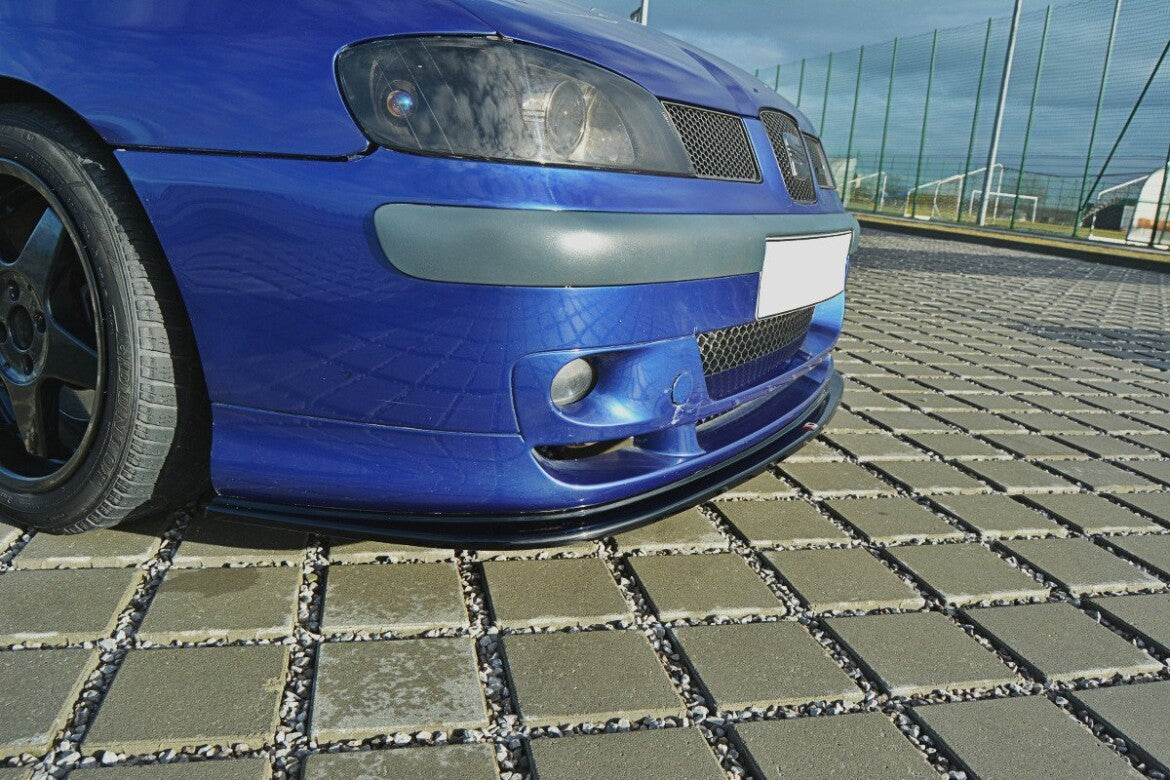 Frontlippe V.1 passend für Seat Ibiza MK2 FL CUPRA schwarz Hochglanz