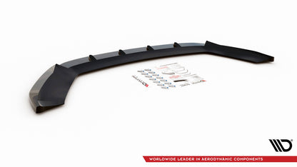 Frontlippe V.1 passend für Seat Leon FR / CUPRA Mk3 schwarz Hochglanz