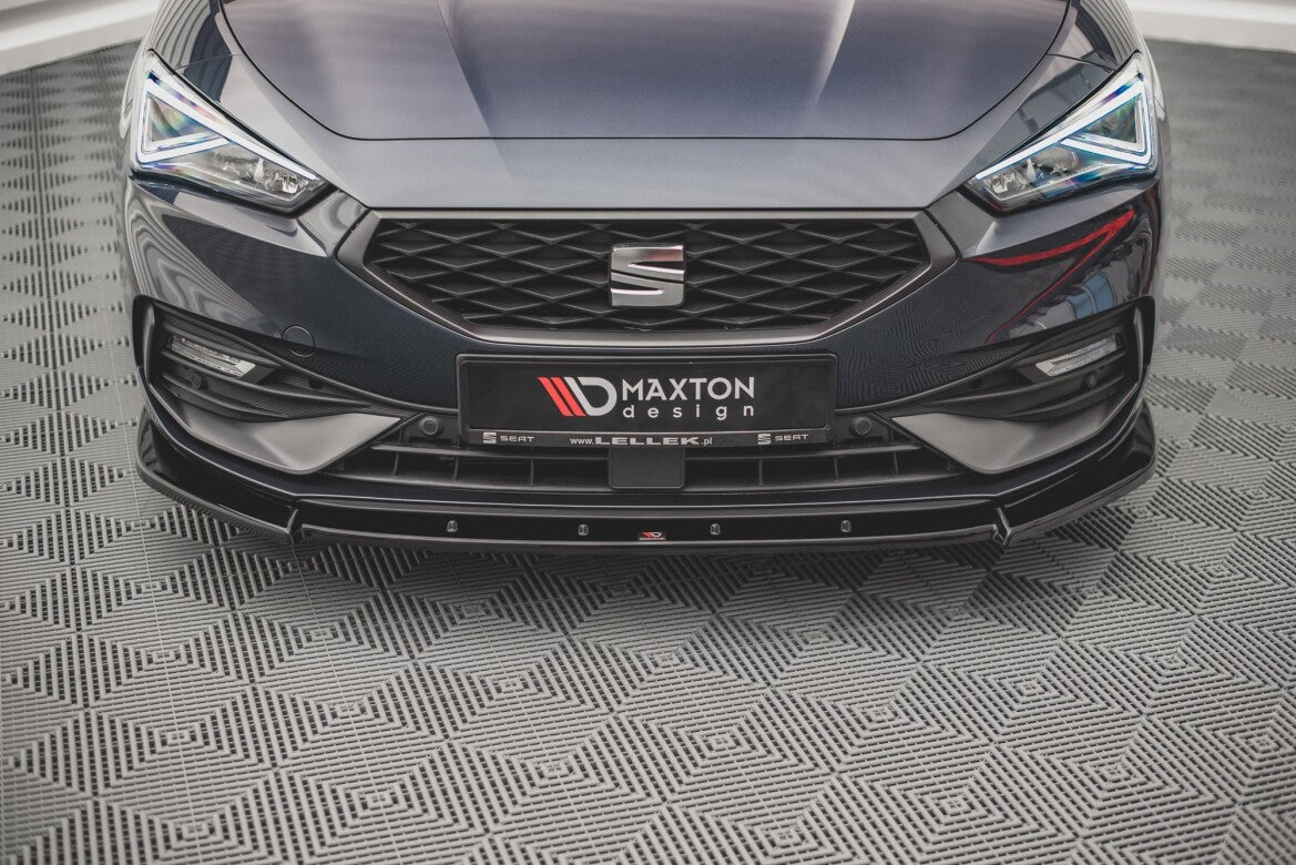 Frontlippe V.1 passend für Seat Leon FR Mk4 schwarz Hochglanz