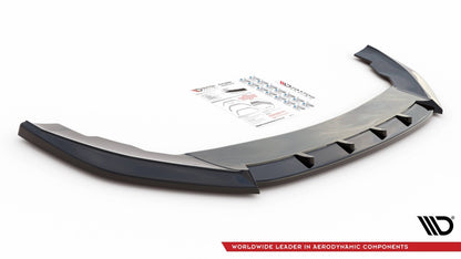 Frontlippe V.1 passend für Seat Leon FR Mk4 schwarz Hochglanz