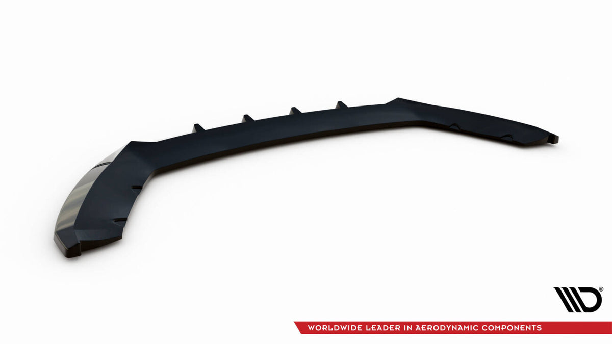 Frontlippe V.1 passend für Seat Leon Mk3 FL schwarz Hochglanz