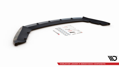Frontlippe V.1 passend für Seat Leon Mk3 schwarz Hochglanz