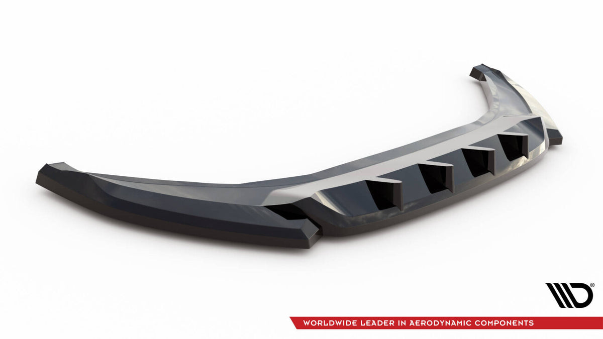 Frontlippe V.1 passend für Seat Tarraco FR Mk1 schwarz Hochglanz