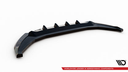 Frontlippe V.1 passend für Seat Tarraco FR Mk1 schwarz Hochglanz