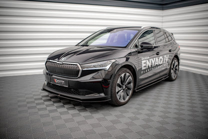 Frontlippe V.1 passend für Skoda Enyaq iV schwarz Hochglanz