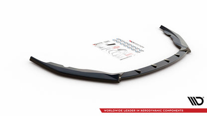 Frontlippe V.1 passend für Skoda Fabia Mk3 schwarz Hochglanz