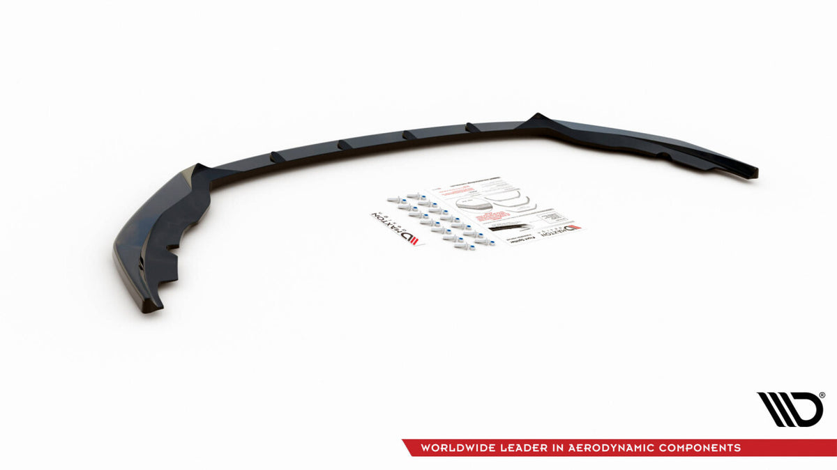 Frontlippe V.1 passend für Skoda Fabia Mk3 schwarz Hochglanz