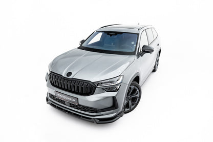 Frontlippe V.1 passend für Skoda Kodiaq Sportline Mk2 schwarz Hochglanz