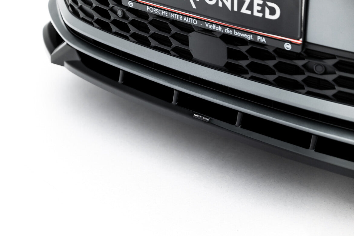 Frontlippe V.1 passend für Skoda Kodiaq Sportline Mk2 schwarz Hochglanz