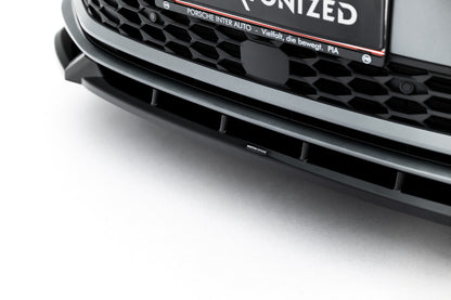 Frontlippe V.1 passend für Skoda Kodiaq Sportline Mk2 schwarz Hochglanz