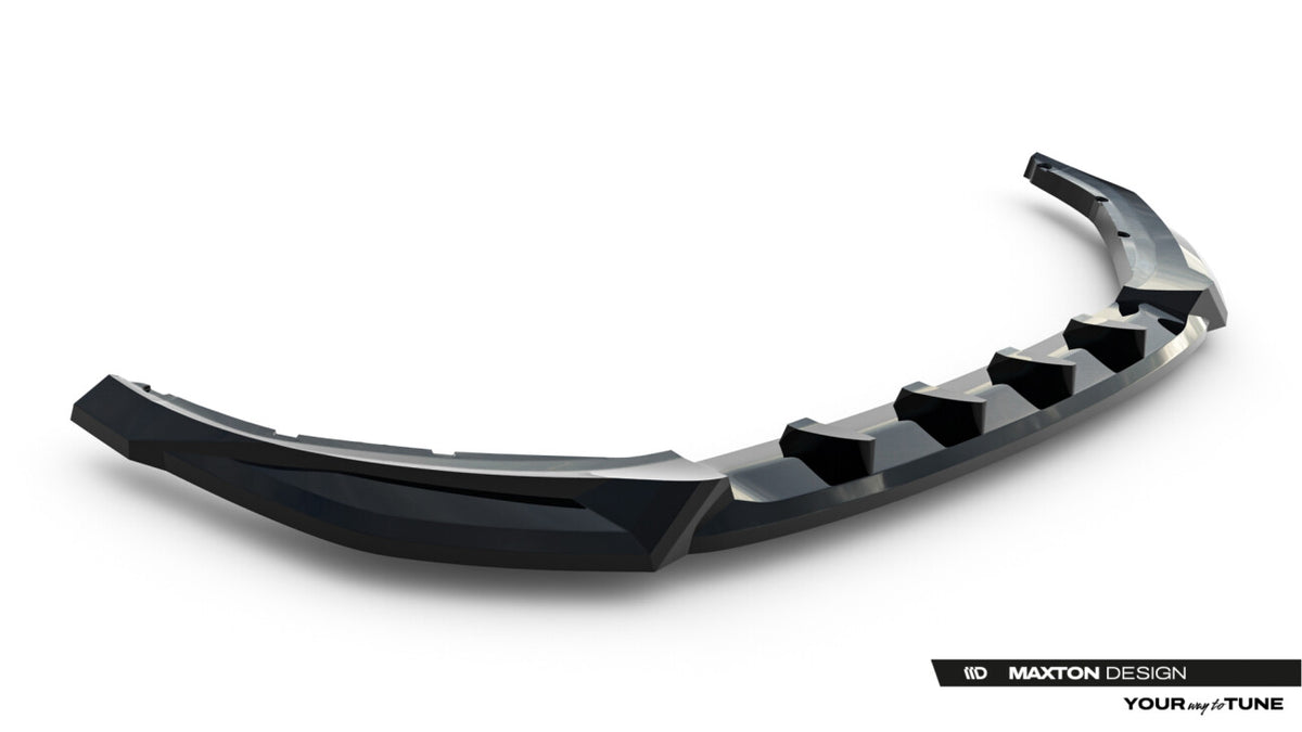 Frontlippe V.1 passend für Skoda Kodiaq Sportline Mk2 schwarz Hochglanz