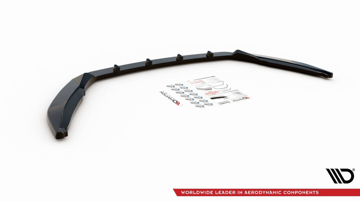 Frontlippe V.1 passend für Skoda Octavia Mk3 FL schwarz Hochglanz