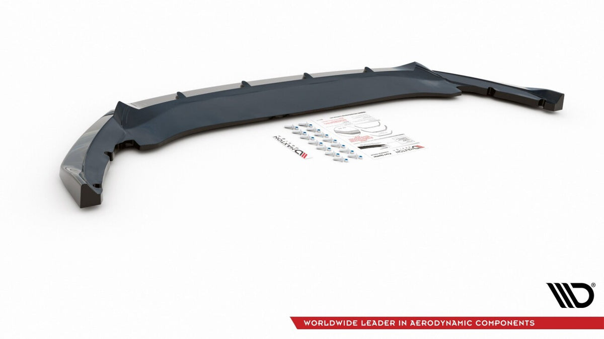 Frontlippe V.1 passend für Skoda Octavia Mk4 schwarz Hochglanz