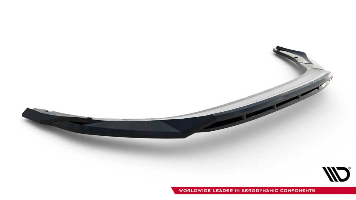 Frontlippe V.1 passend für Skoda Octavia RS Liftback / Combi Mk4 FL schwarz Hochglanz