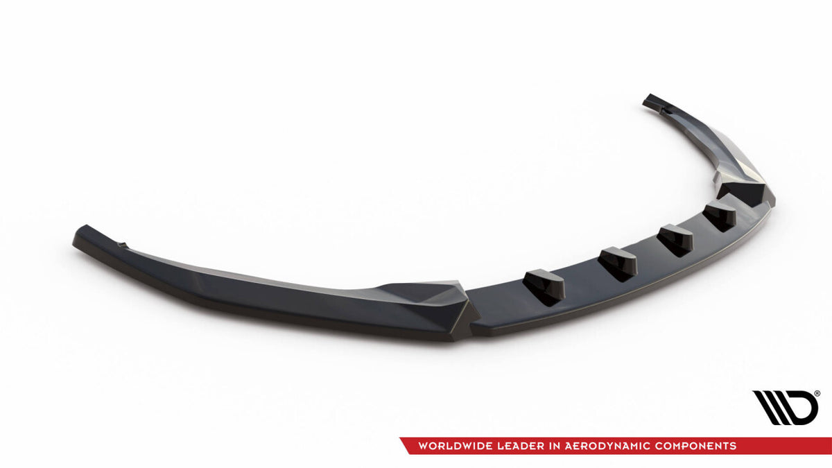Frontlippe V.1 passend für Skoda Octavia Sportline Mk4 schwarz Hochglanz