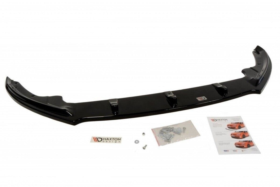 Frontlippe V.1 passend für Skoda Rapid schwarz Hochglanz